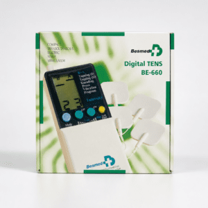 Besmed Digital TENS BE-660 kit contents available at Pak Care Surgicals