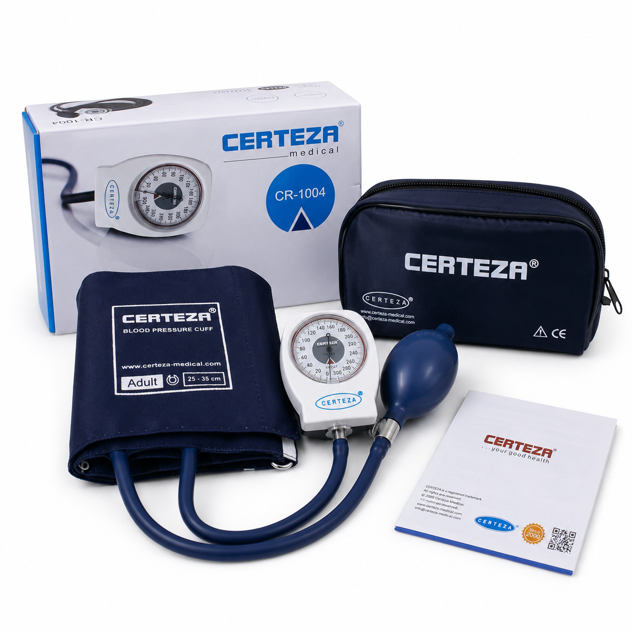 Certeza Aneroid Sphygmomanometer CR-1004 with box and pouch