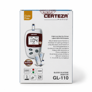 Certeza Blood Glucose Monitor GL-110 front box image