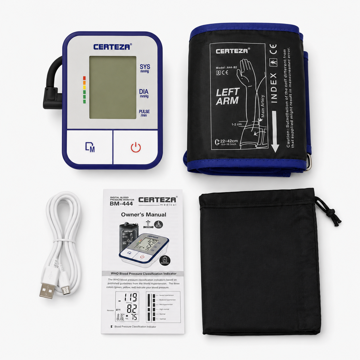 Certeza Digital Blood Pressure Monitor BM-444 - Image 3