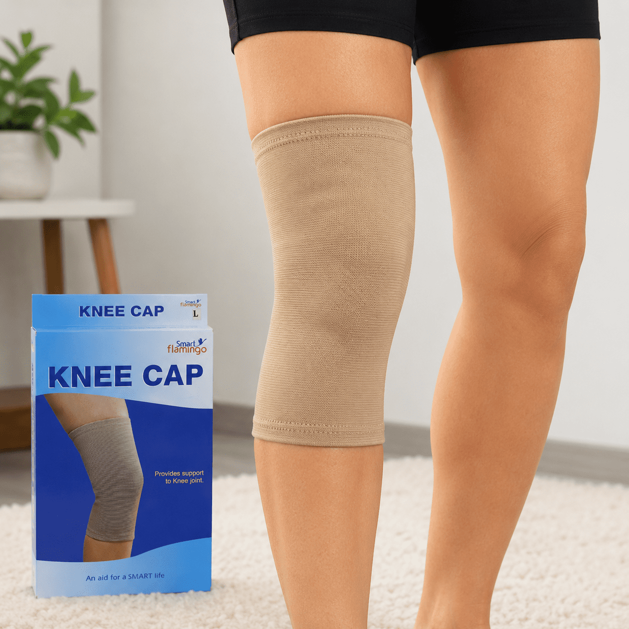 Smart Flamingo knee support detail view available at Pak Care Surgicals