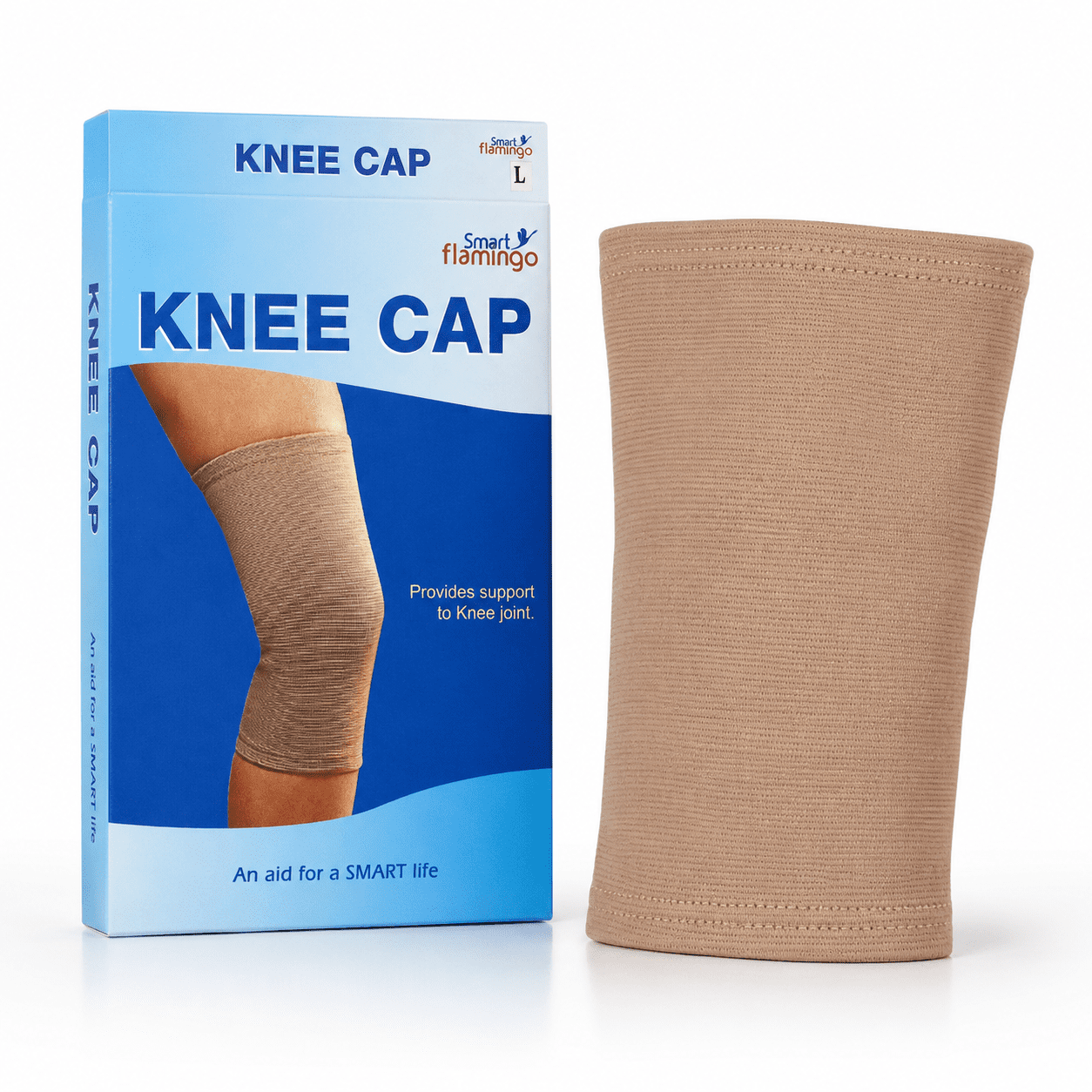 Smart Flamingo knee support side view available at Pak Care Surgicals