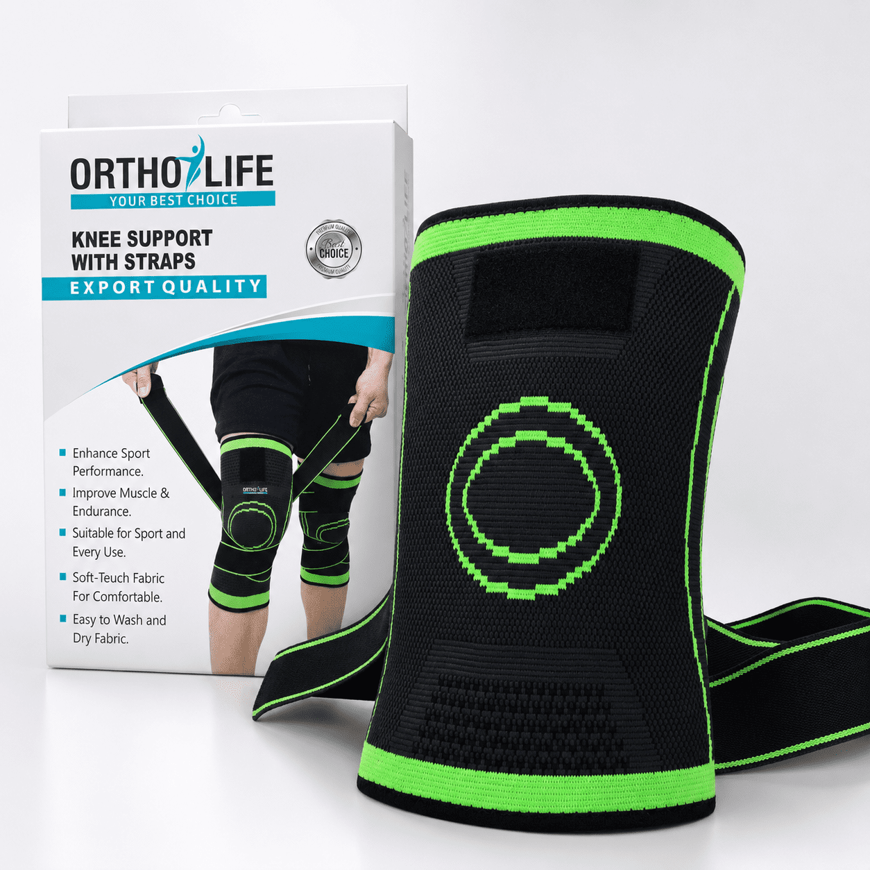Ortho Life Knee Support With Straps - Image 4