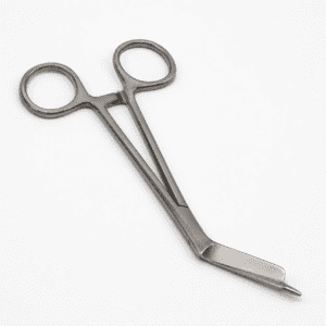 Lister bandage scissors angle view available at Pak Care Surgicals