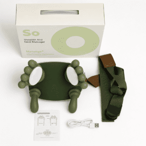 Shoulder and neck massager front box available at Pak Care Surgicals
