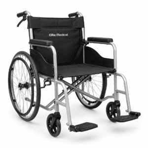Elite medical wheelchair detail view available at Pak Care Surgicals