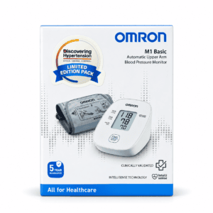 Omron M1 Basic blood pressure monitor box