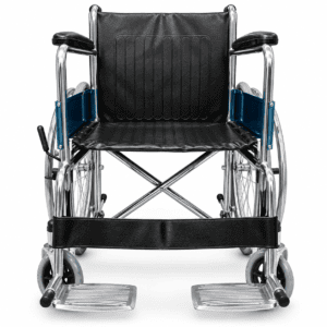Medicare 809 manual folding wheelchair front view