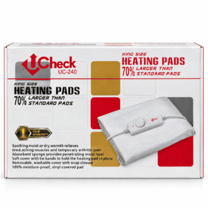 UCheck UC-240 heating pad box front
